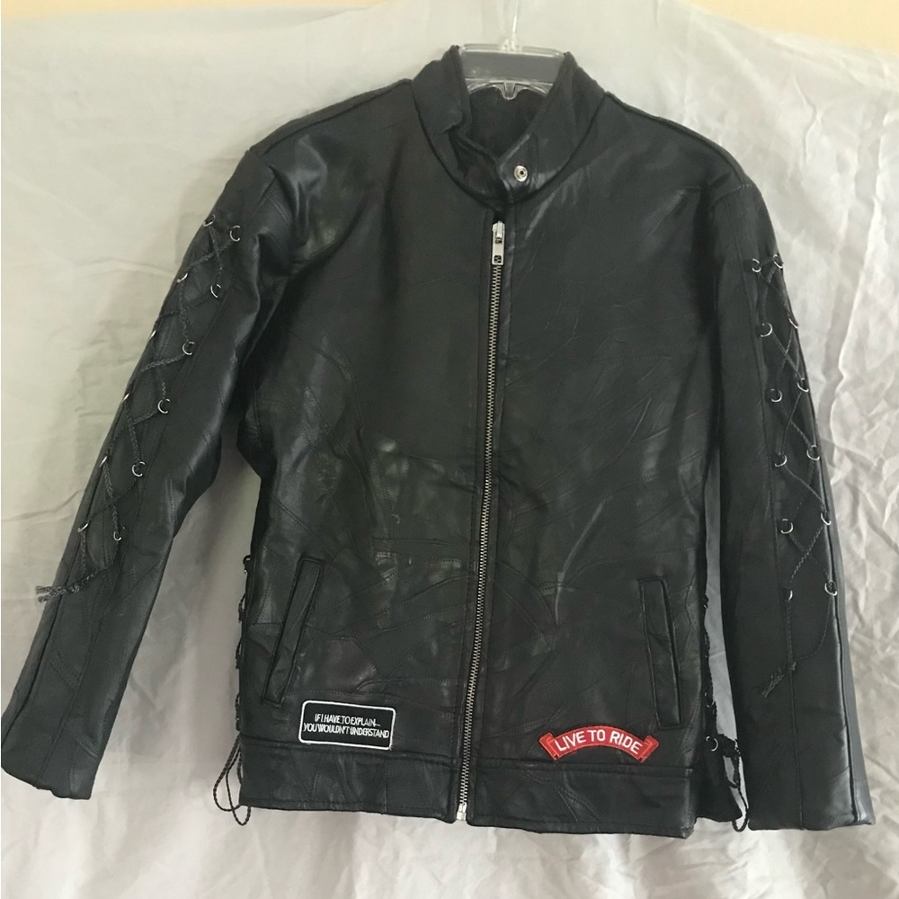 Ladies, leather riding jackets